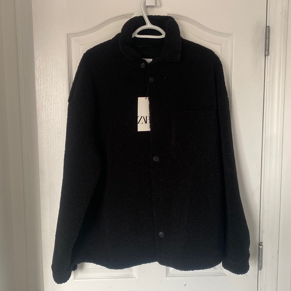 Brand new men’s Zara Sherpa jacket